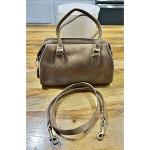Vintage Coach Broadway Satchel Speedy Doctor Bag Putty Leather USA